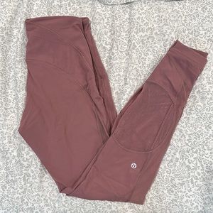 Lululemon Leggings with Mesh Details